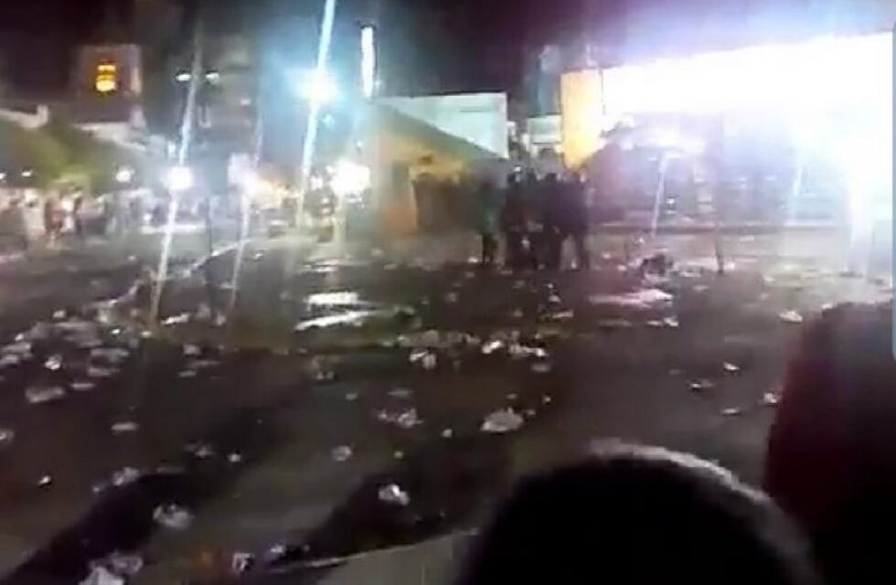Se conocieron videos que muestran la "batalla campal" que se habría vivido en la décima noche del Festival de Cosquín