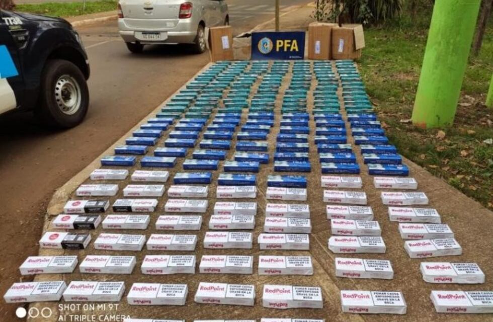Incautan 200 cartones de cigarrillos que iban a ser despachados por encomienda desde Iguazú