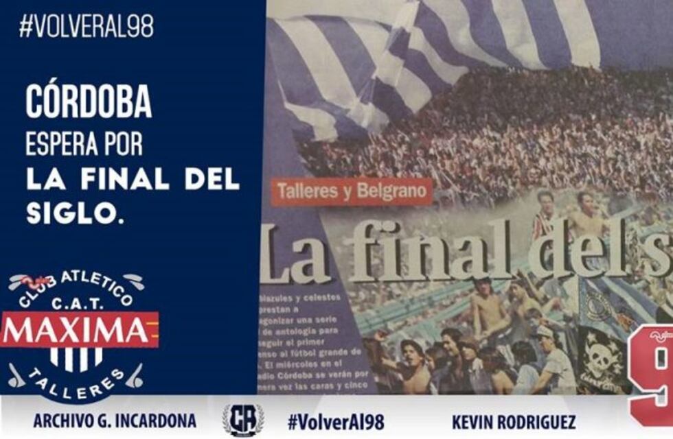 Los hinchas de Talleres celebran el ascenso del 98