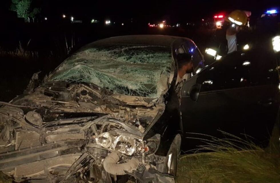 Manejaba alcoholizado y chocó en la Ruta 3