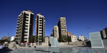 Las nuevas obras de la Plaza España quedaron habilitadas en el sector superior\u002E