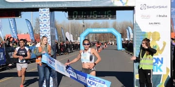 María Luz Tesuri- Media Maratón Neuquén\nCrédito: NQN21K Neuquén