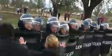 El violento desalojo producido el viernes produjo momentos de tensión, con once detenidos\u002E