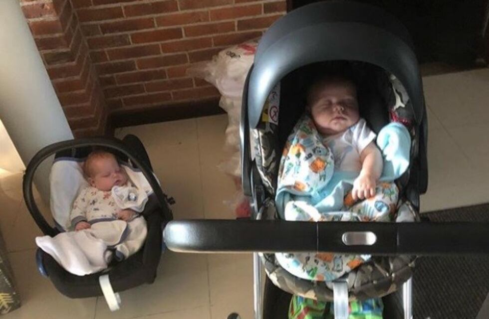 Las divertidas fotos de Felipe y Mirko, los hijos de Flor Peña y Marley