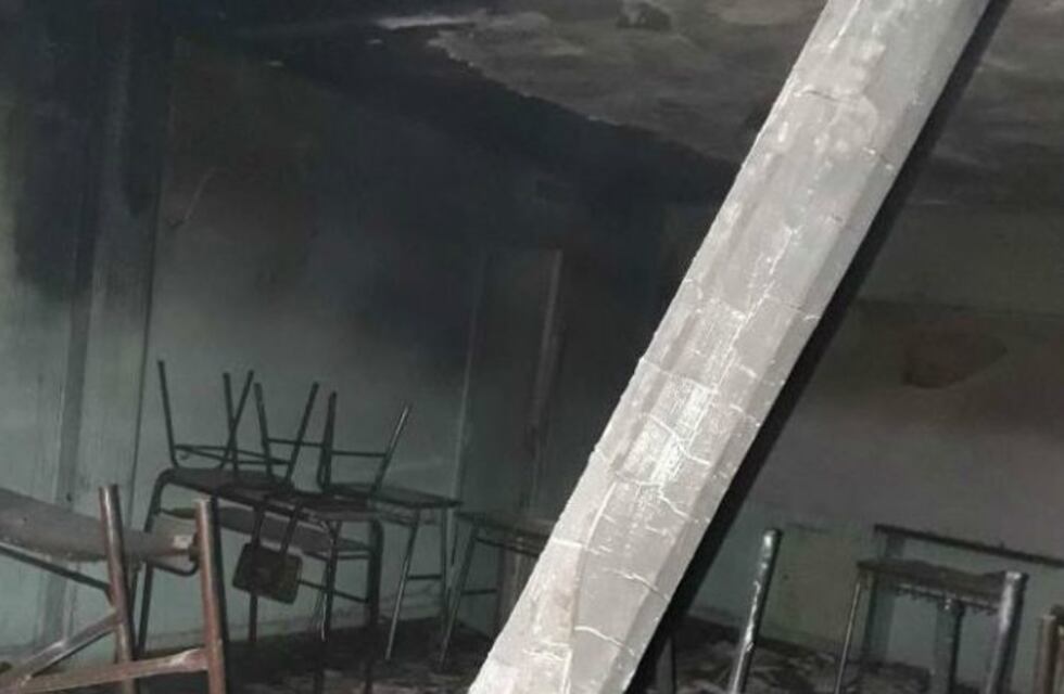 Para el tesorero del Consejo Escolar el incendio de barrio Somisa fue un "hecho vandálico"