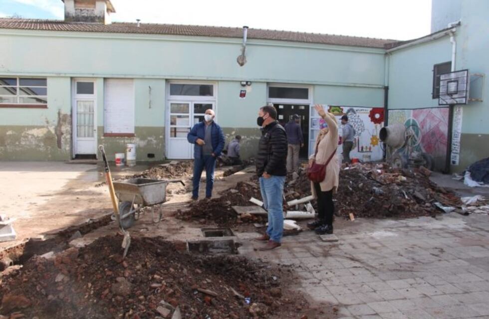 Avance de las obras en establecimientos educativos