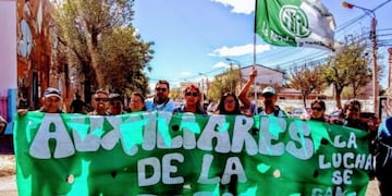 Manifestación de Auxiliares de Educación\u002E