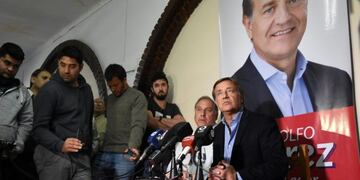 Rodolfo Suárez en San Rafael