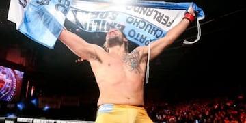 Emiliano Sordi, campeón cordobés de la MMA\u002E