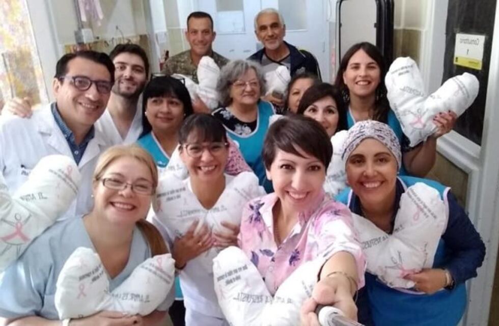 Puerto Belgrano: reclusas le regalaron almohadones al Hospital Naval