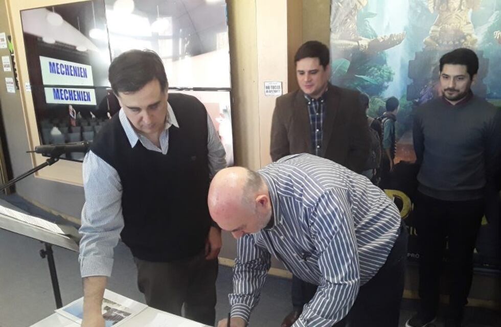 Comenzaron los trabajos para la ampliación del cine Mechenien