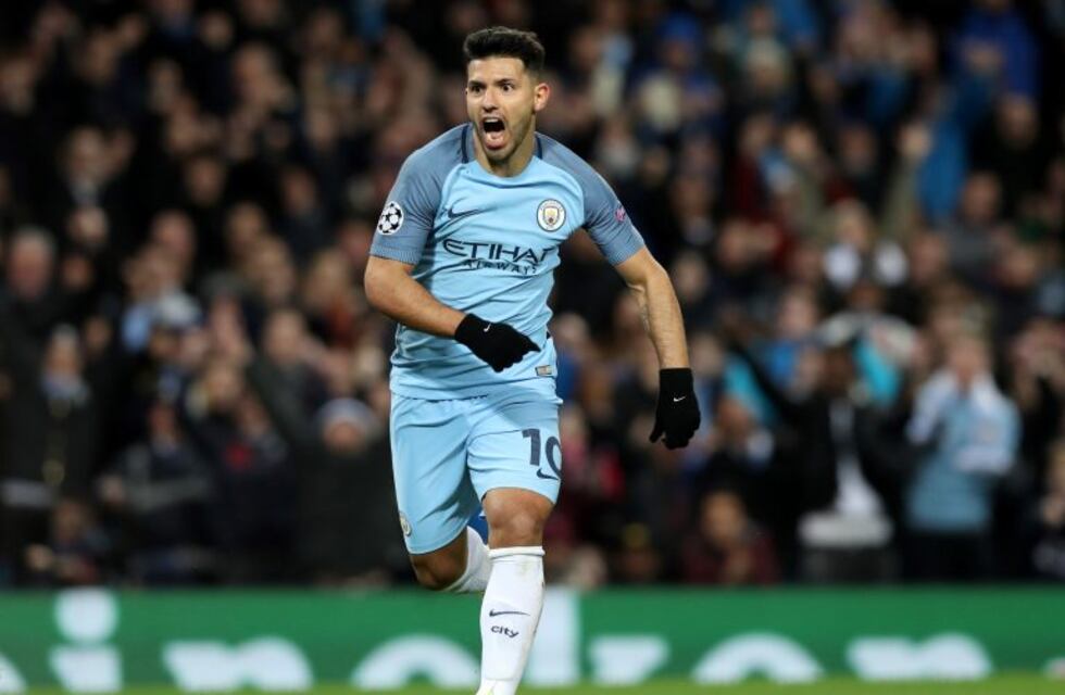 Doblete de Agüero en la gran victoria del City sobre Mónaco en la Champions League