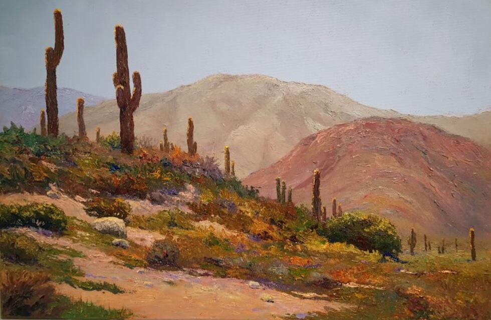 Eduardo Malara nos deleita con los paisajes de su muestra "Esplendor Salteño"