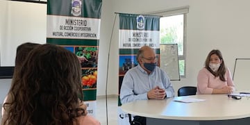 El ministro Lichowski en el lanzamiento de un programa de capacitación de exportaciones para las pymes\u002E