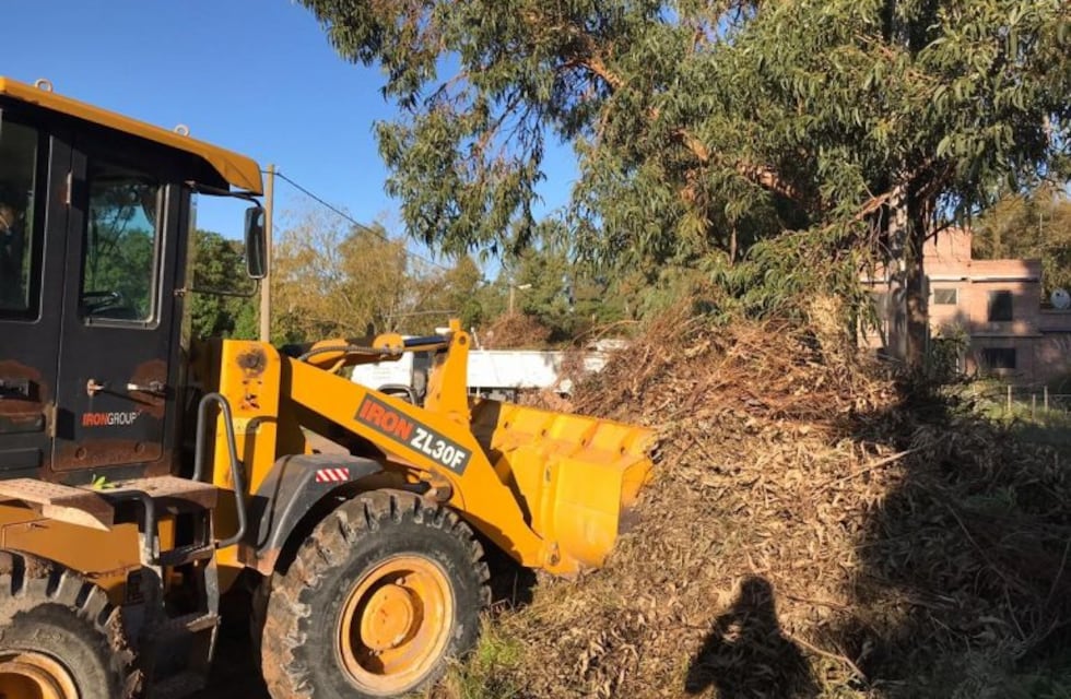 Trabajos municipales en Reta