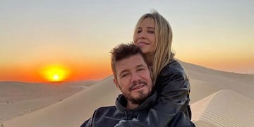 Guillermina Valdés y Marcelo Tinelli, muy enamorados\u002E