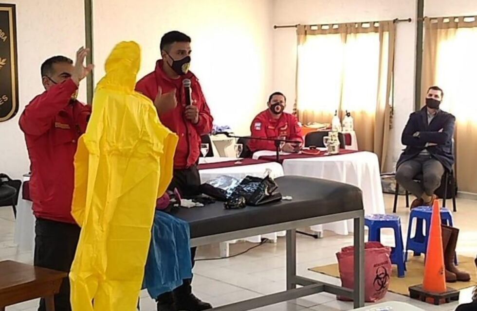 Coronavirus: capacitan a trabajadores penitenciarios en bioseguridad