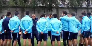 San Lorenzo se prepara para el partido ante Palestino, por la ida de cuartos de final de Copa Sudamericana.