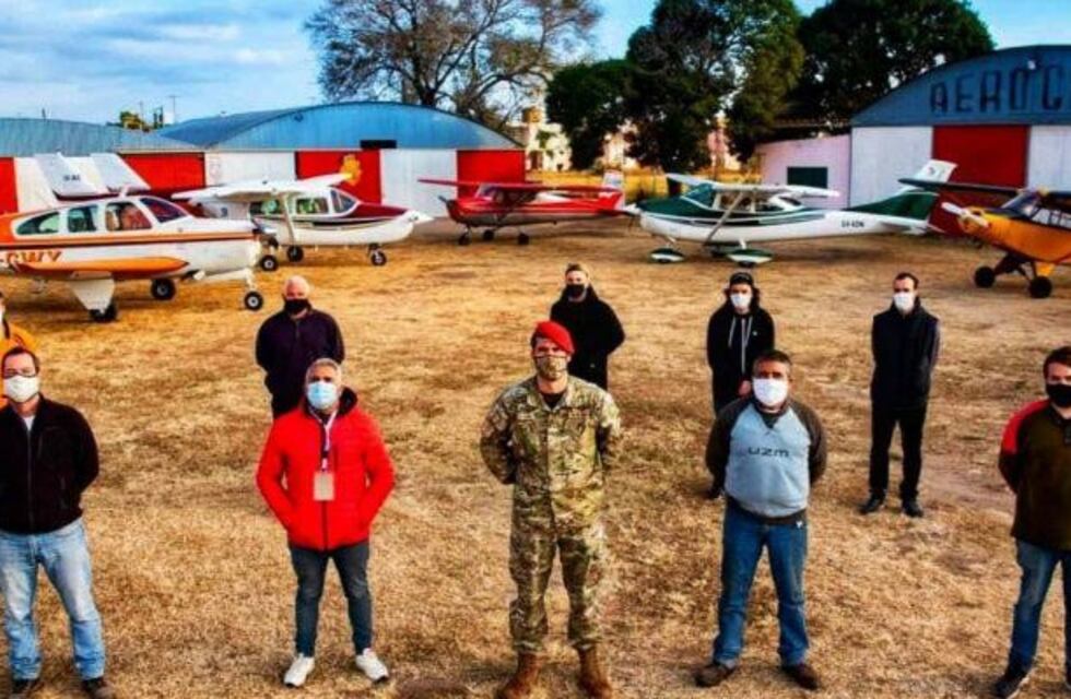 El COE Jesús María dispuso una Red Aéreo Sanitaria para enfrentar la pandemia