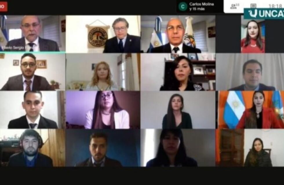 Se realizó la primera colación de grado virtual en la Universidad Nacional de Catamarca