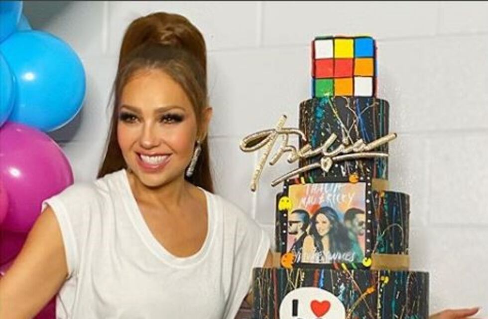 Thalia sufrió una quemadura con una bengala en pleno cumpleaños y lo compartió en las redes