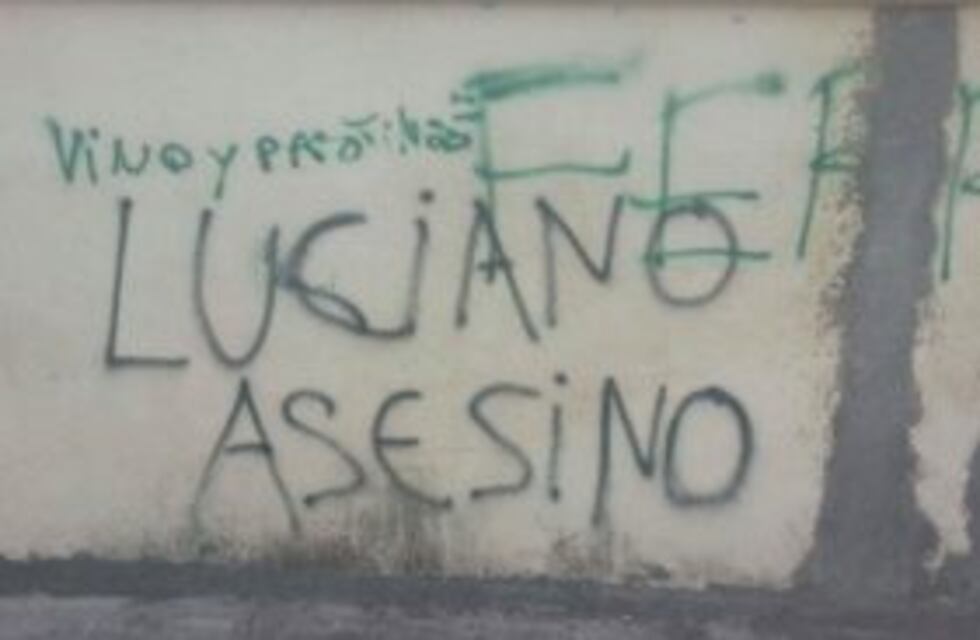 "Luciano Cabral asesino": así amaneció General Alvear