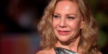 Argentinian actress Cecilia Roth poses on the red carpet during the 22nd Malaga Spanish Film Festival in Malaga on March 22, 2019\u002E (Photo by JORGE GUERRERO / AFP) malaga españa festival internacional de cine de malaga presentacion de nuevas peliculas invitados personalidades del espectaculo