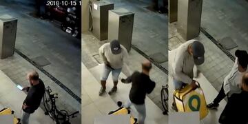 Secuencia del robo en La Plata\u002E