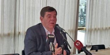Guillermo Montenegro dio su primera conferencia de prensa como intendente electo (Foto: Ahora Mar del Plata)