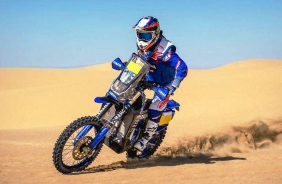 Dos argentinos entre los 10 primeros en motos del Dakar