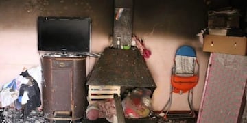 La familia, además de perder a una hija, perdió todas sus pertenencias\u002E