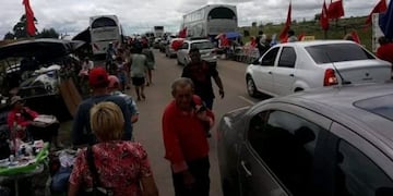 Miles de fieles del Gauchito Gil llegaron a Mercedes\u002E (Foto: El Litoral)