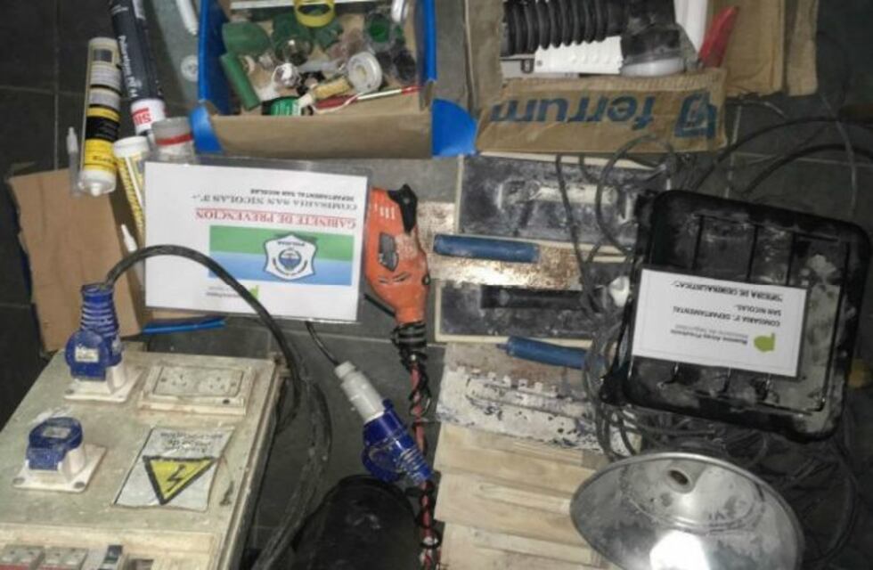 Cinco detenidos en zona norte tras allanamiento por robo en una obra en construcción