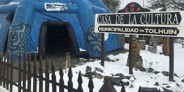 La primer feria gastronómica de colectividades en la Casa de la Cultura Tolhuin, Tierra del Fuego\u002E