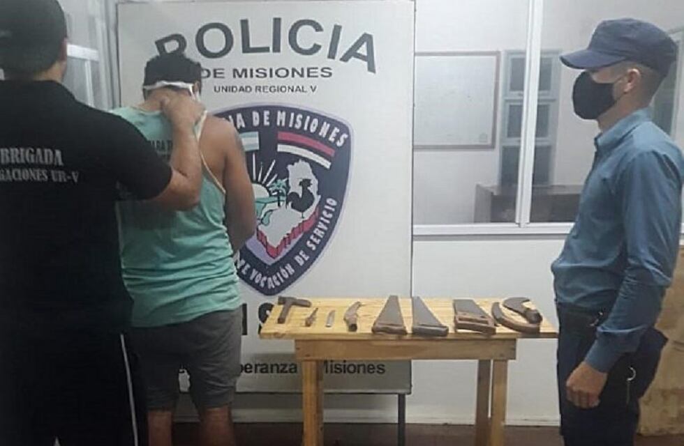 Detienen a un cuatrero y le secuestran herramientas
