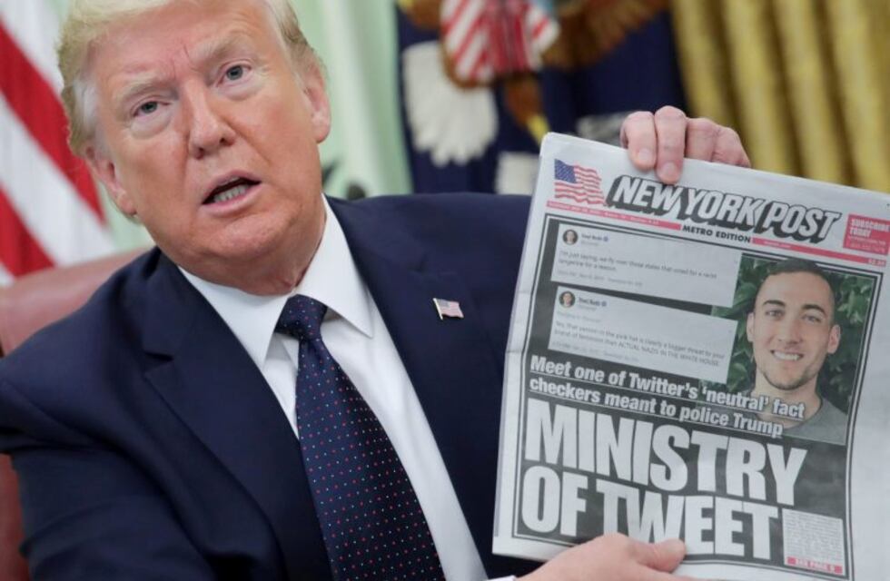 Donald Trump se enfrenta a las redes sociales y quiere quitarles protecciones legales por no ser "neutrales"