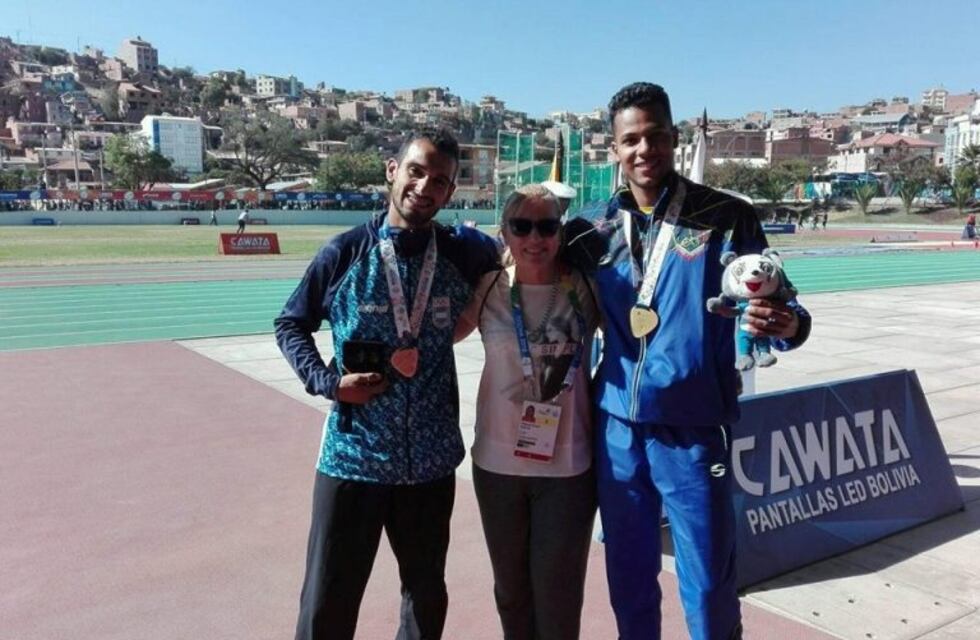 Un puntano se llevó el bronce en atletismo en los Juegos ODESUR