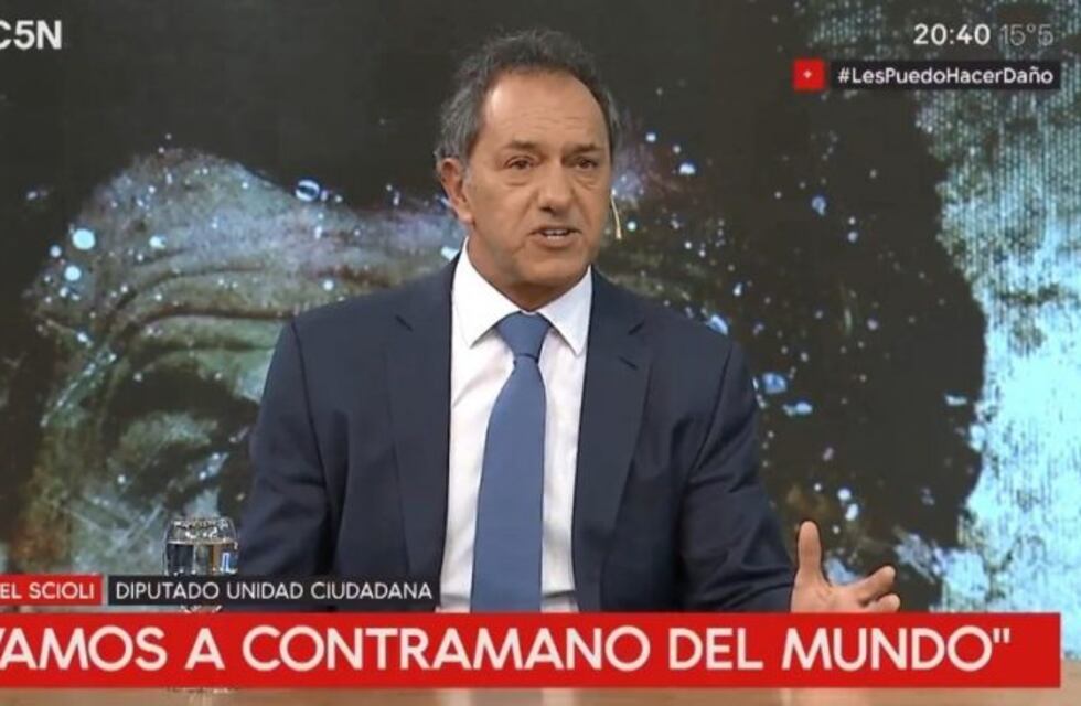 Volvió Scioli y criticó la política del Gobierno: "Vamos a contramano del mundo"