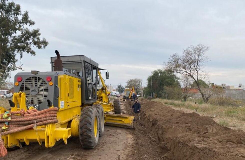 Punta Alta: el municipio nivela el terreno en 25 de mayo y Quintana