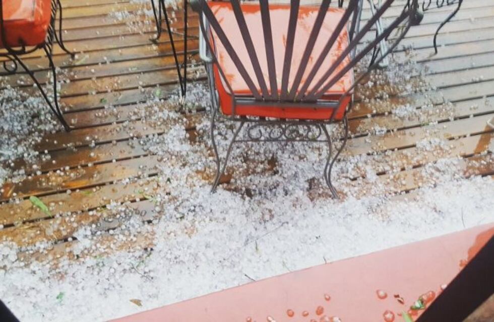 Terminó el temporal con granizo en La Plata