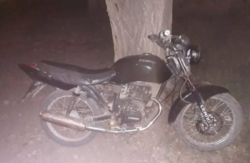 Alta Gracia: por proteger su integridad física, le robaron la motocicleta