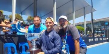 Gusti Fernu00e1ndez brillu00f3 en Australia.