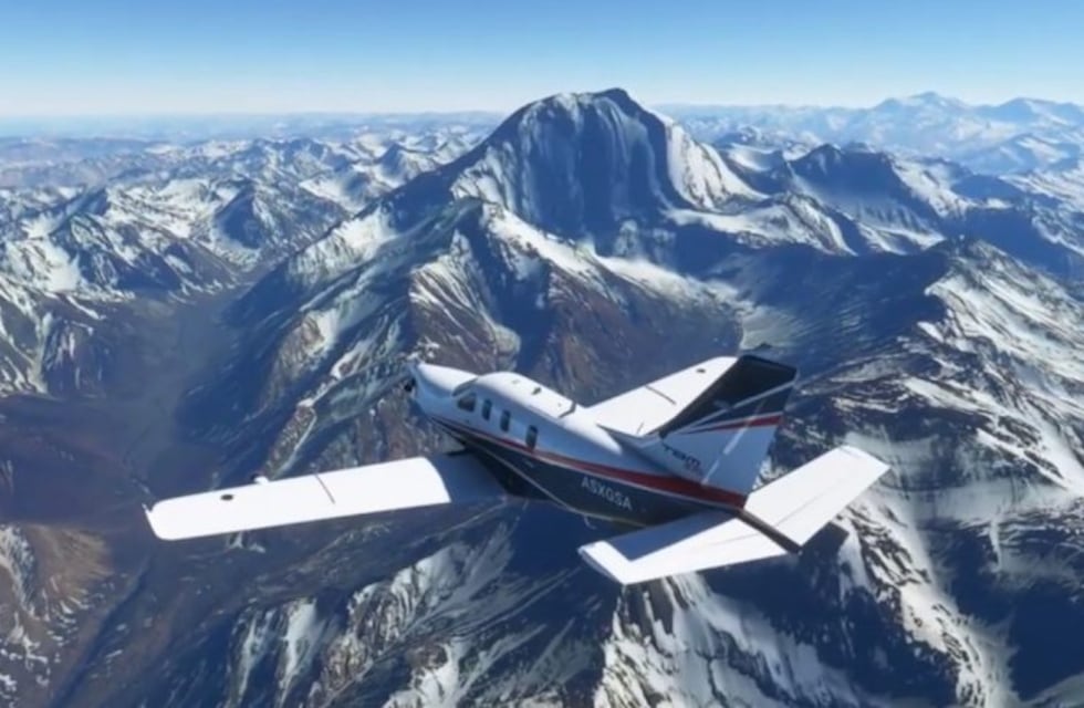 Así se ve Mendoza desde el cielo por medio de Microsoft Flight Simulator 2020