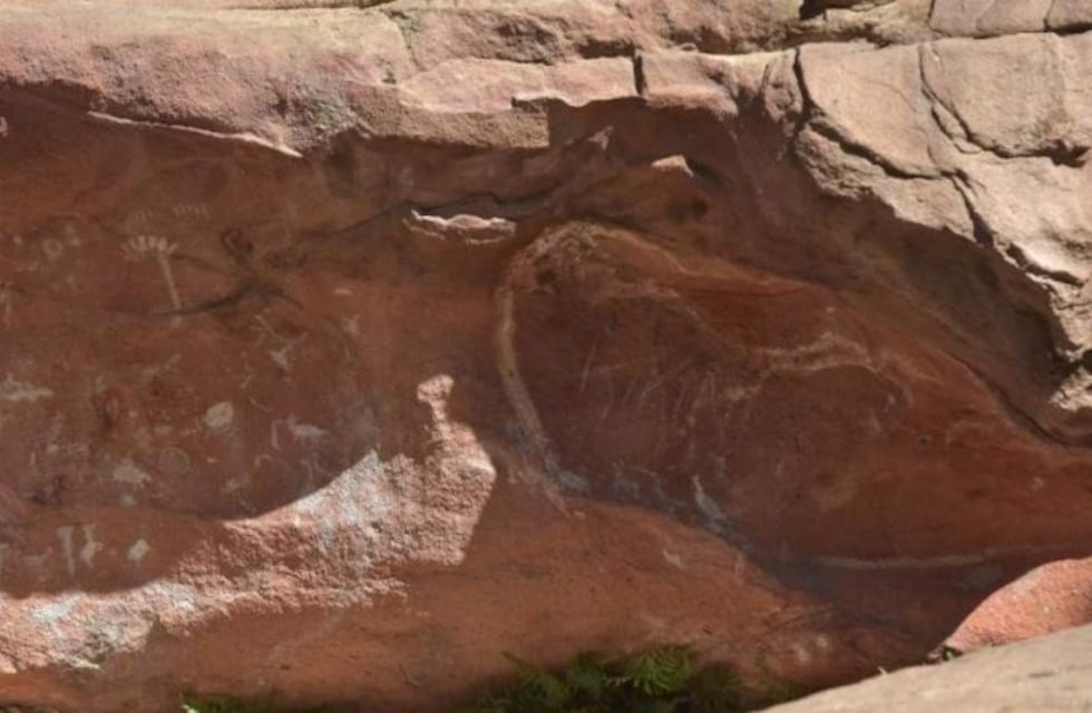 Atrapan al acusado de escribir "Kikini" y dañar el Cerro Colorado