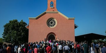 El templo de San Ramón Nonato es un hito religioso insosolayable en Pozo Azul, el municipio más joven de la provincia y el N°76\u002E