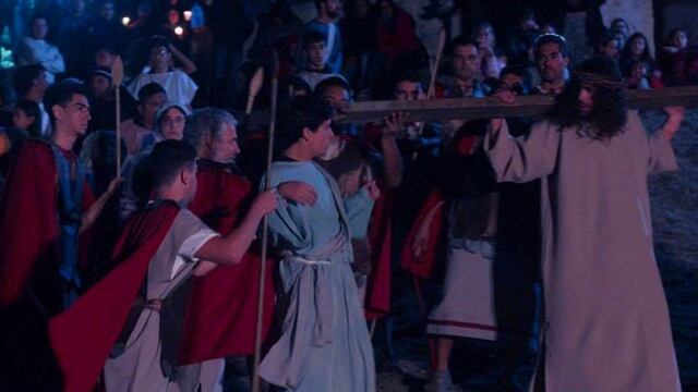 Vía crucis viviente en Punta Alta