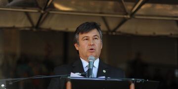 Daniel Pelegrina en inauguración de la edición 133 de la Exposición Rural (Foto: Federico López Claro)