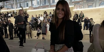 La rosarina pasó las fiestas de fin de año en Argentina y luego regresó a Europa\u002E (@antonelaroccuzzo)