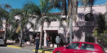 Saldán: desinfectaron el geriátrico Santa Lucía\u002E