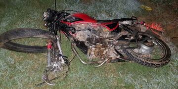 Accidente motociclista\u002E (Policía de Salta)